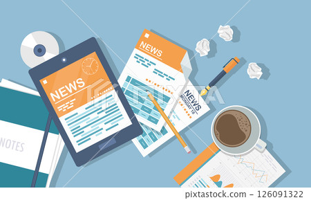 design, news, vector 126091322