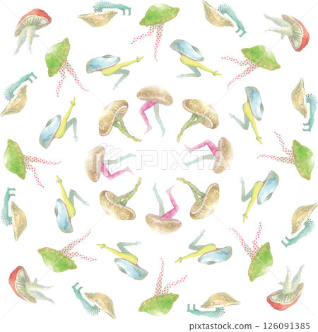 蘑菇矮人圖形圖案 03 蘑菇矮人圖形圖案 03 126091385