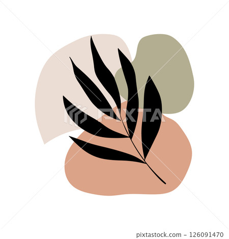 Artistic Leaf with Organic Blobs. Perfect for abstract nature-inspired compositions, posters, or digital art. Artistic Leaf with Organic Blobs. Perfect for abstract nature-inspired compositions, posters, or digital art. 126091470