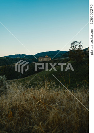 Natural Landscape For A Village In Italy 126092276