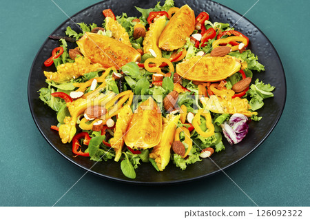 Salad of prickly pear or opuntia Salad of prickly pear or opuntia 126092322