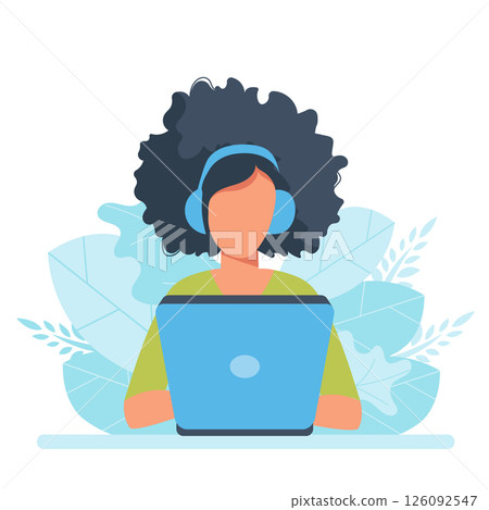 book, laptop, vector 126092547