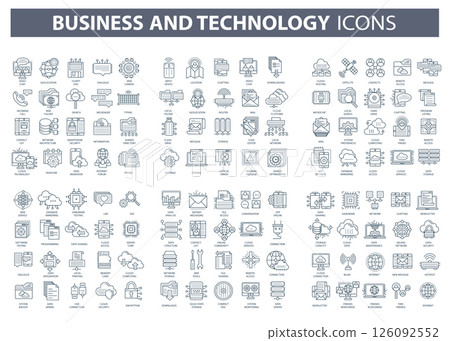 icon, set, vector 126092552