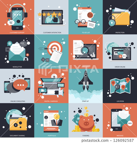 business, concept, icon 126092587