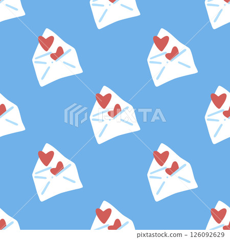 Playful Love Envelope Pattern Design Playful Love Envelope Pattern Design 126092629
