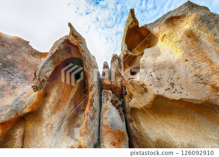 Unbelivable view on popular travel destination Bear Rock (Roccia dell Orso) on Capo Dorso 126092910