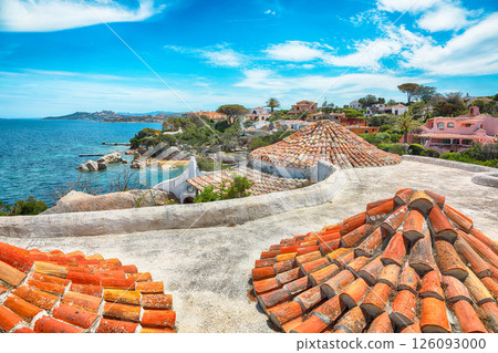 Unbelivable view of  Porto Rafael resort. Awesome tiled roof of traditional houses. 126093000