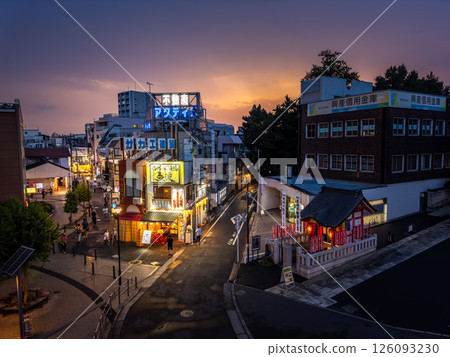 Shiinamachi Station iconic restaurant in Toshima, Tokyo, Japan 126093230