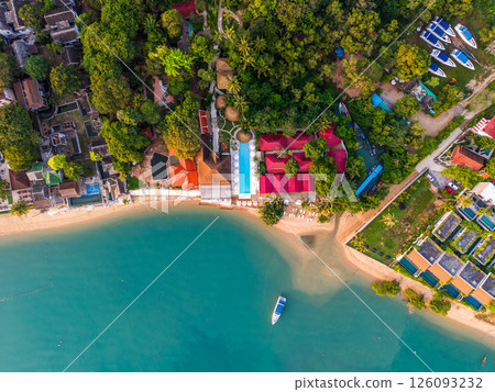 Views of Bo Phut Beach & resort in Koh Samui, Thailand 126093232