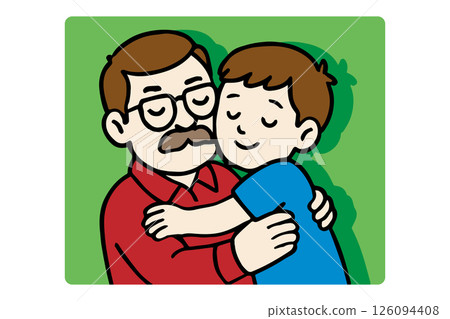 父親節快樂父母與孩子 父親節快樂父母與孩子 126094408