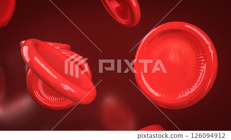 The Cell Blood for Sci or Health concept 3d Rendering. 126094912