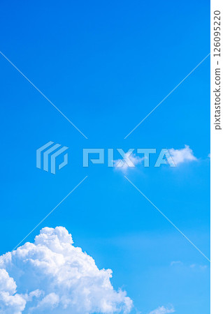 [夏季素材] 夏日天空積雨雲的圖像素材 [長野縣] 126095220