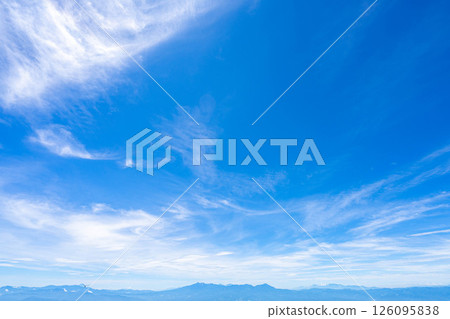 [山素材]夏天從富美頭上看到的善光寺廣場[長野縣] 126095838