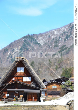 Shirakawa-go is historic village in Gifu Prefecture, famous for its gassho-zukuri farmhouses with steep thatched roofs, a UNESCO World Heritage Site. Shirakawa-go is historic village in Gifu Prefecture, famous for its gassho-zukuri farmhouses with steep thatched roofs, a UNESCO World Heritage Site. 126096252