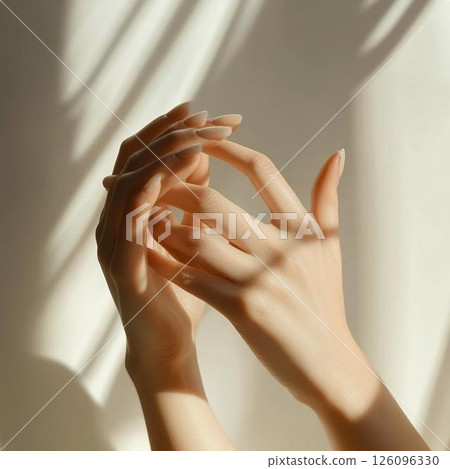 Women's wearing nails 126096330