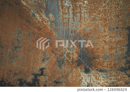 Rusty iron plate a-4-1 film style Rusty iron plate a-4-1 film style 126096829