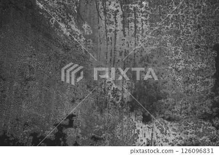 Rusty iron plate a-5-1 monochrome 126096831