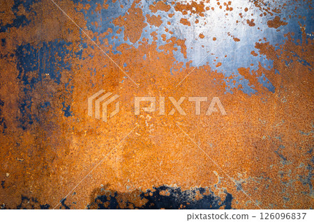 Rusty iron plate b-2-2 High contrast Bright Rusty iron plate b-2-2 High contrast Bright 126096837