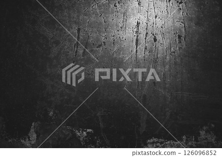Rusty iron plate c-5-1 monochrome 126096852