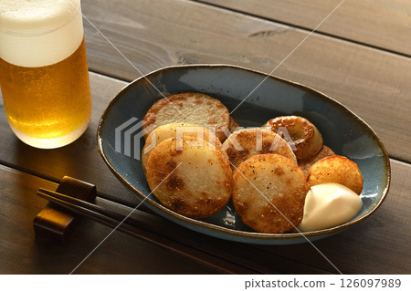 Baked potatoes 126097989