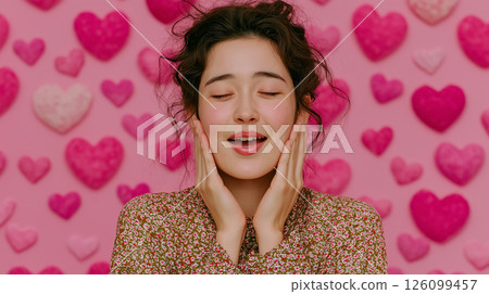 A woman who makes your heart flutter 126099457