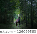 Horse in the Forest Ai 126099563