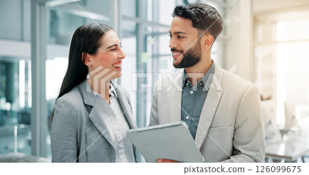 Business, smile and people in office, tablet and corporate professional with digital app for trading. Internet, employees and investor with teamwork, tech and support with email and stock exchange Business, smile and people in office, tablet and corporate professional with digital app for trading. Internet, employees and investor with teamwork, tech and support with email and stock exchange 126099675