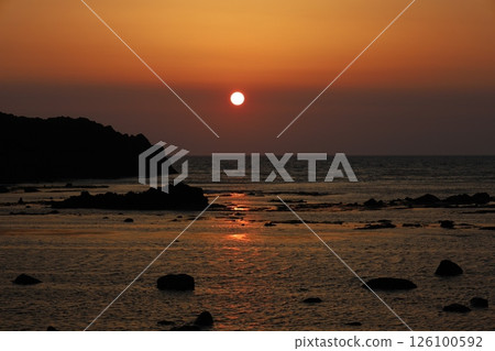 日落在日本海 日落在日本海 126100592