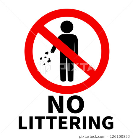 禁止亂丟垃圾海報 禁止亂丟垃圾海報 126100833