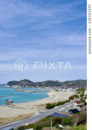 Shimane Peninsula Furoura Coast in Spring 126101935