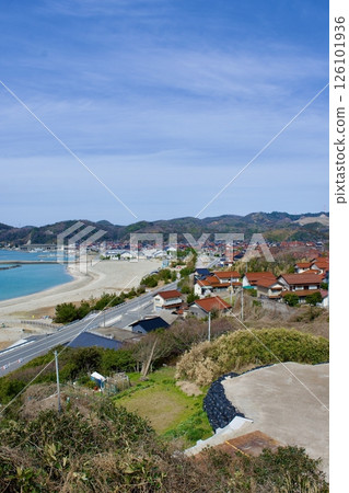 Shimane Peninsula Furoura Coast in Spring Shimane Peninsula Furoura Coast in Spring 126101936