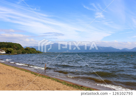 豬苗代湖, 豬苗代遊覽船, 豬苗代, 白鳥丸, 長濱, 湖畔, 龜丸, 天鵝船, 湖, 福島縣, 沖澤 豬苗代湖, 豬苗代遊覽船, 豬苗代, 白鳥丸, 長濱, 湖畔, 龜丸, 天鵝船, 湖, 福島縣, 沖澤 126102793