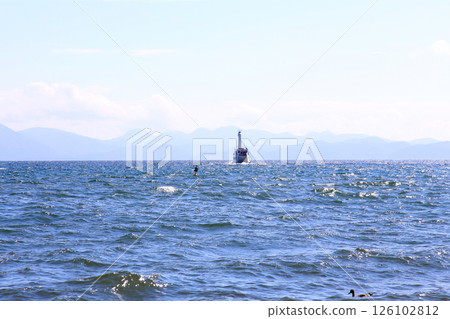 豬苗代湖, 豬苗代遊覽船, 豬苗代, 白鳥丸, 長濱, 湖畔, 龜丸, 天鵝船, 湖, 福島縣, 沖澤 豬苗代湖, 豬苗代遊覽船, 豬苗代, 白鳥丸, 長濱, 湖畔, 龜丸, 天鵝船, 湖, 福島縣, 沖澤 126102812