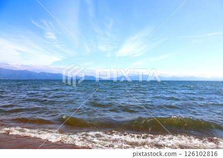 豬苗代湖, 豬苗代遊覽船, 豬苗代, 白鳥丸, 長濱, 湖畔, 龜丸, 天鵝船, 湖, 福島縣, 沖澤 126102816