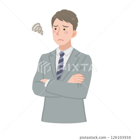 Worried businessman Worried businessman 126103938