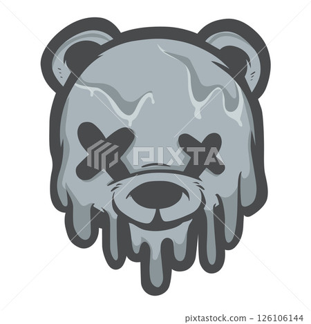 bear angry mascot icon bear angry mascot icon 126106144