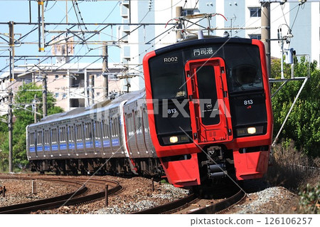 [JR九州]813系0系+811系（鹿兒島本線：折尾～金原） 126106257