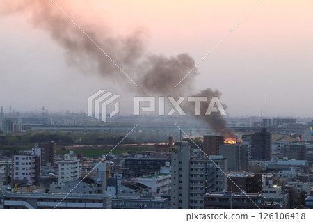Arakawa dry grass fire (Kawaguchi City, Saitama Prefecture / March 26, 2025) 126106418