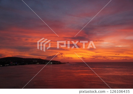 Sunset at Tumon Bay, Guam Sunset at Tumon Bay, Guam 126106435