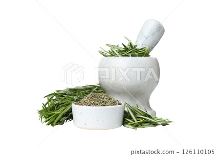 PNG, Rosemary, seasoning, isolated on white background 126110105