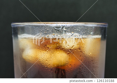Glass with ice Glass with ice 126110188