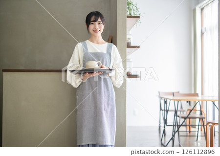 Cafe clerk 126112896