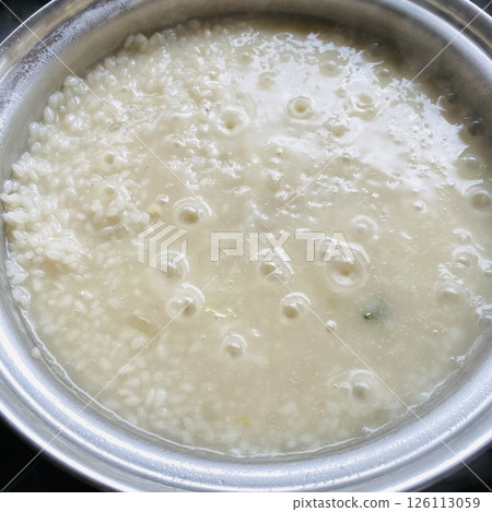 Seafood and mushroom risotto Seafood and mushroom risotto 126113059