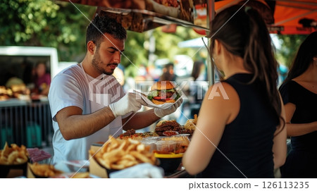 burger, food, hamburger 126113235