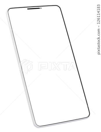 3D material_smartphone_white 3D material_smartphone_white 126114183