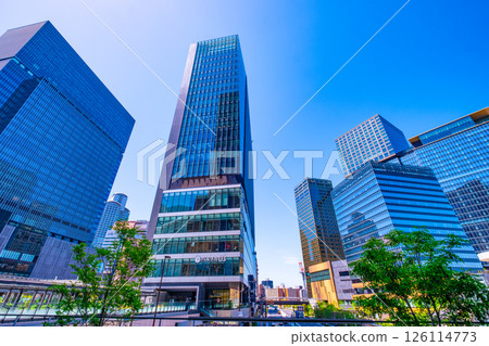 Skyscrapers on the west side of Osaka Station 126114773