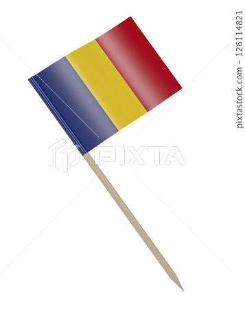 Romanian flag toothpick 126114821