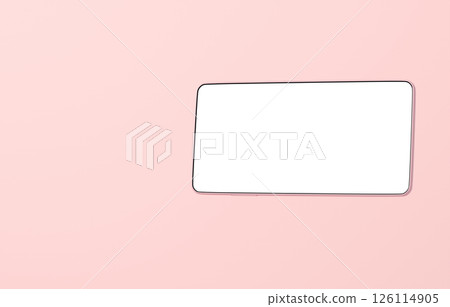 3D 材質_智慧型手機_粉紅色 126114905