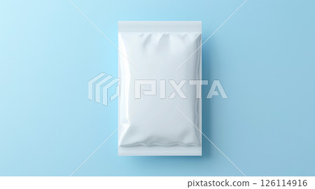 Plain white rectangular packaging (AI generated image) Plain white rectangular packaging (AI generated image) 126114916