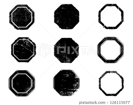 Black and white grunge. Distress overlay texture. Abstract surface dust and rough dirty wall background concept. Distress illustration simply place over object to create grunge effect. Vector EPS10. 126115077